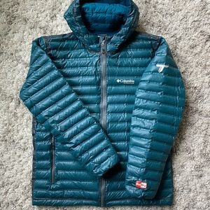 Men’s Large Titanium Puffer Coat